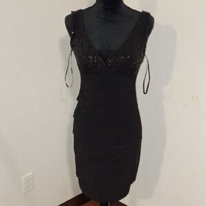 Dressbarn Black Elegant Dress